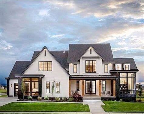 Modern Farmhouse Exterior Design Ideas : 12 Modern Small Farmhouse ...